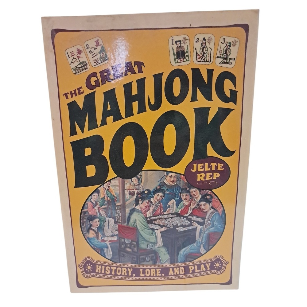 Great Mahjong Book : History, Lore, and Play by Jelte‎ Rep (2007, PB) NEW